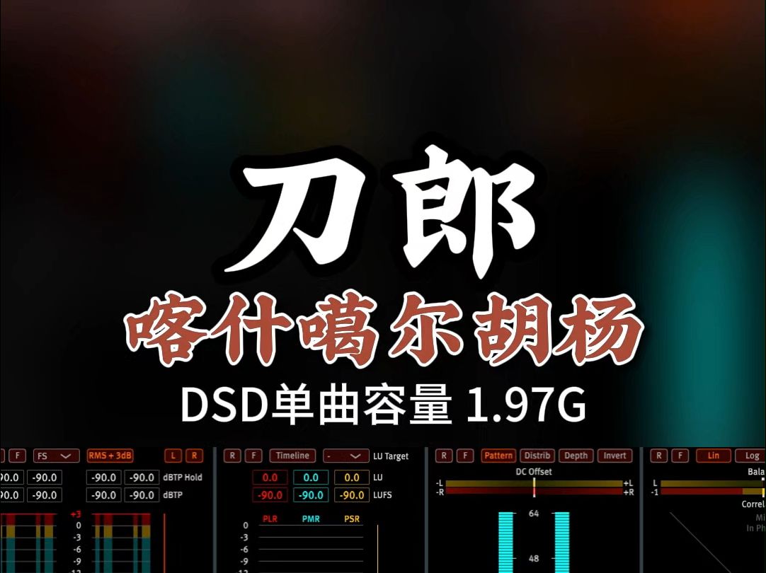 刀郎经典作品,《喀什噶尔的胡杨》DSD完整版1.97G,百万调音师专业录音棚制作,顶级hifi无损音质哔哩哔哩bilibili