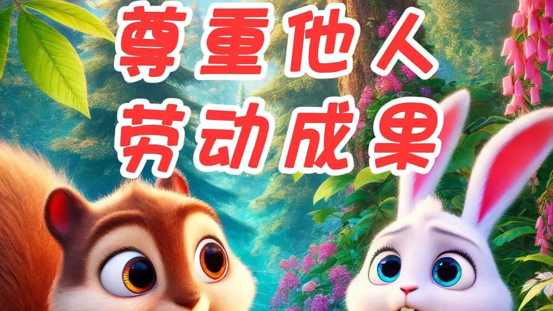 第19集丨儿童睡前故事绘本:《尊重他人劳动成果》