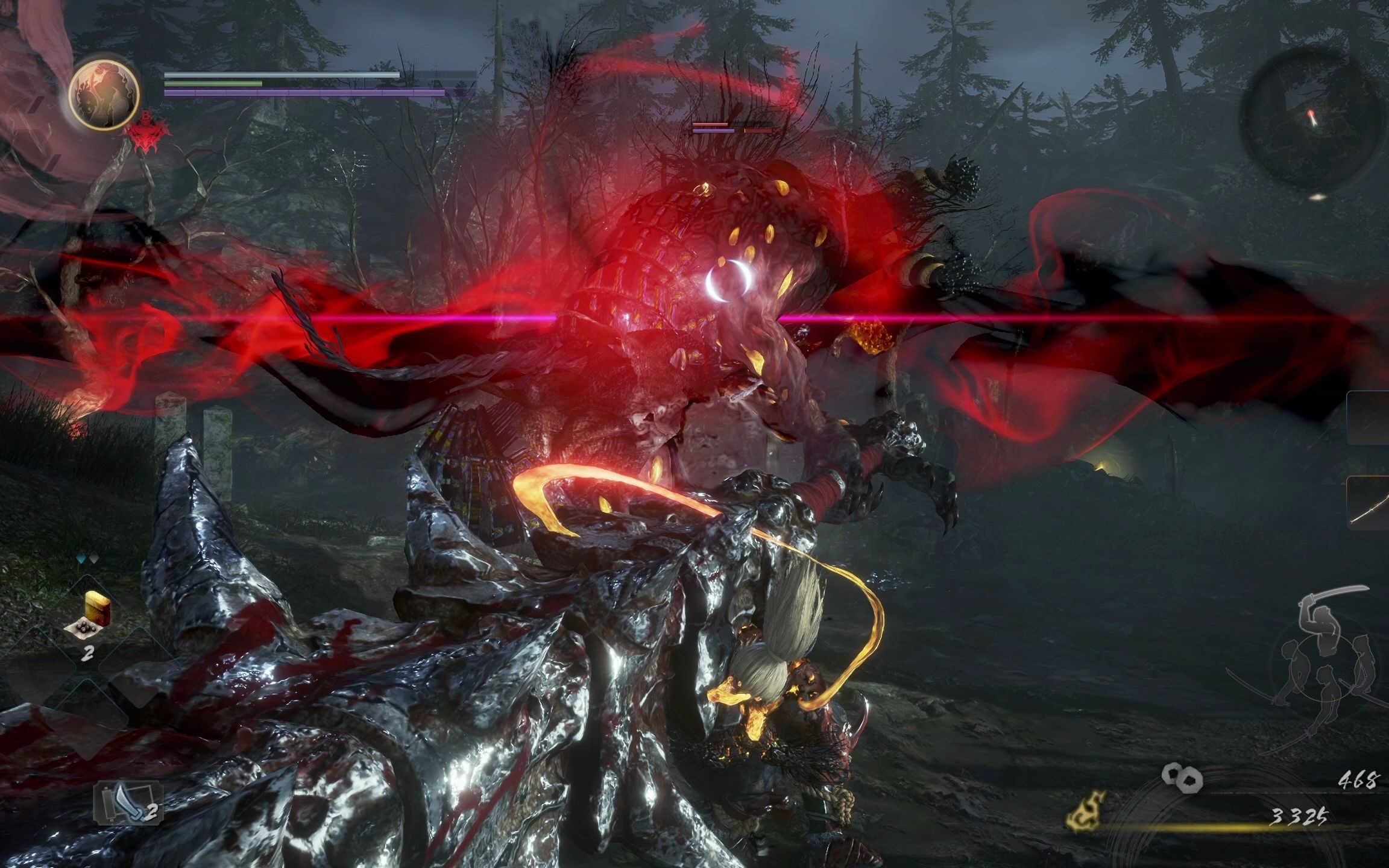 仁王2 大太刀开场硬杀牛头鬼