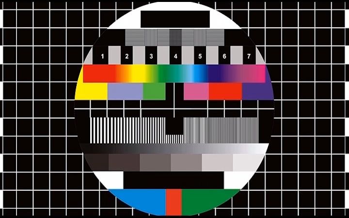 vlog剪辑素材哔声电视无信号雪花彩条特效转场