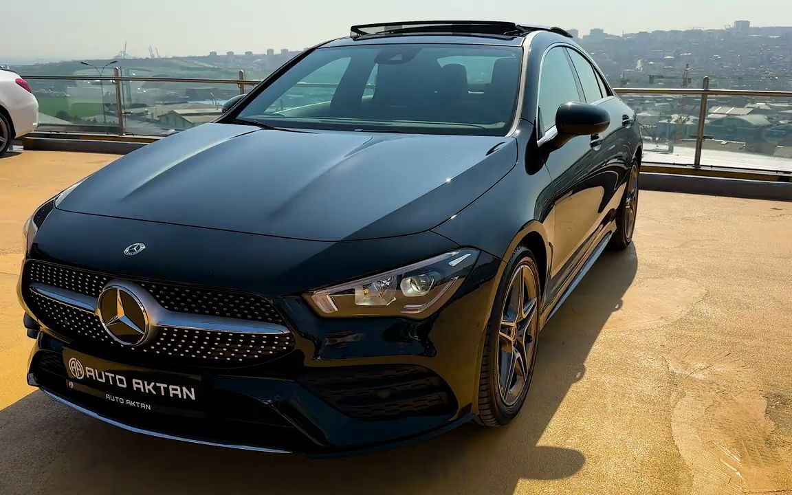 新车鉴赏|2023款奔驰cla黑色,外观与内饰展示