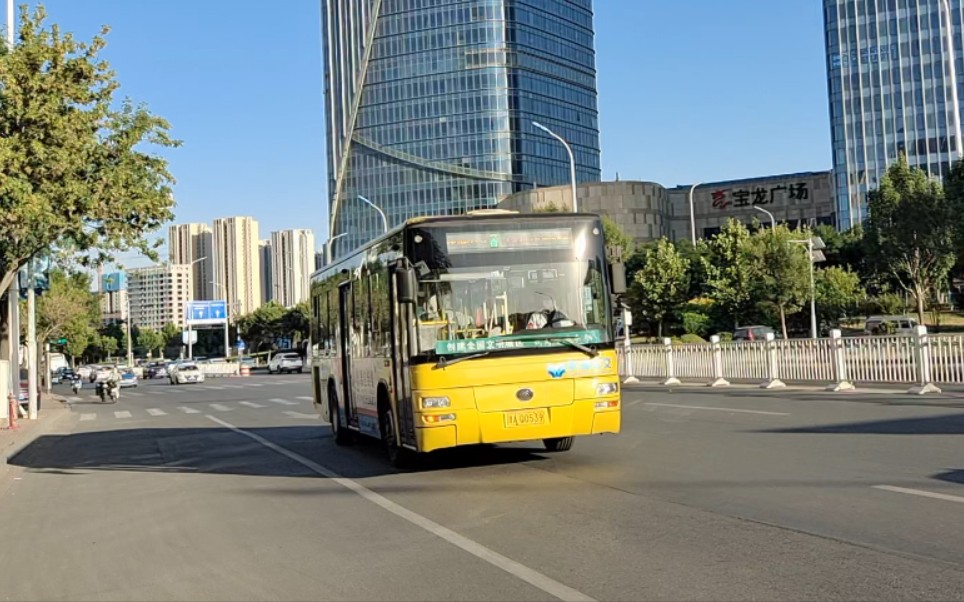 天津滨海公交124路 zk6100hga 公安街进站