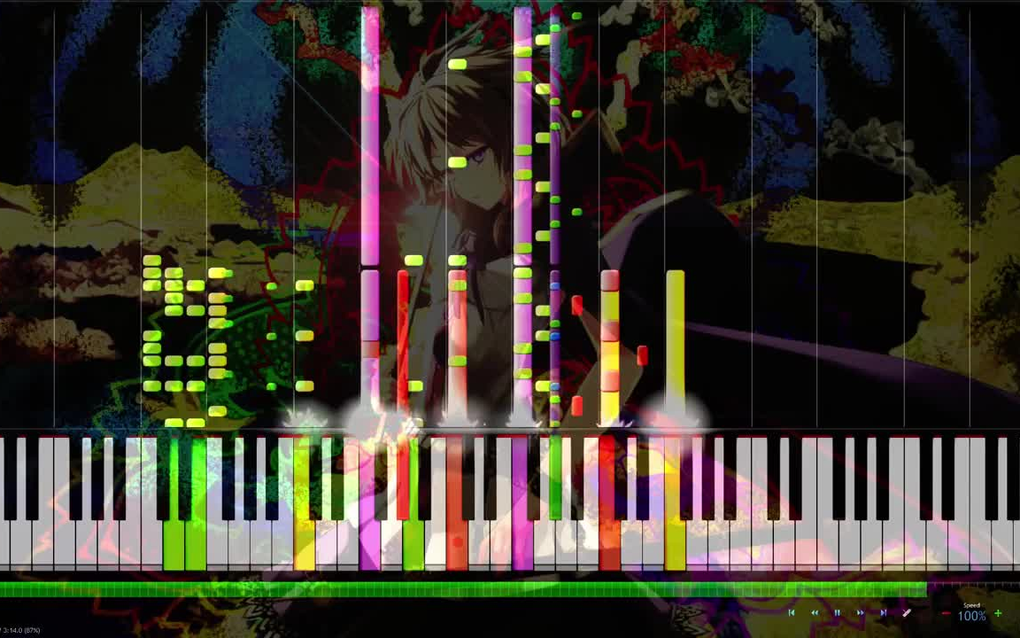 【东方原曲还原】圣德传说 - 东方神灵庙【synthesia】