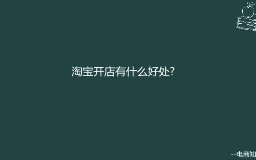 网上开淘宝店有什么好处?哔哩哔哩bilibili