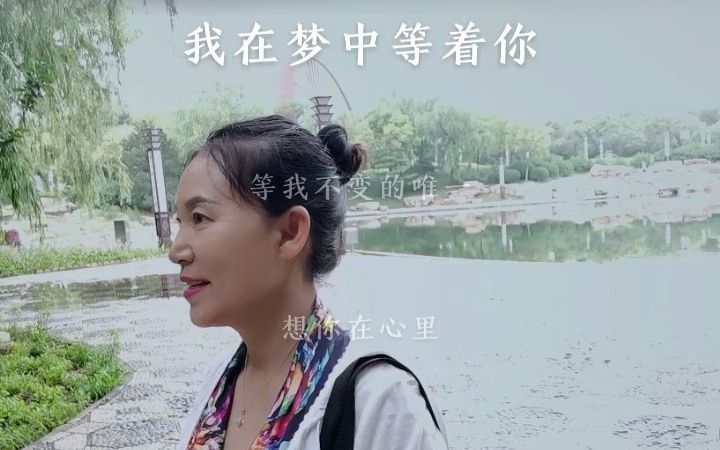 做我自己在全民K歌上翻唱的《梦中等着你》,我能单曲循环一整天!哔哩哔哩bilibili