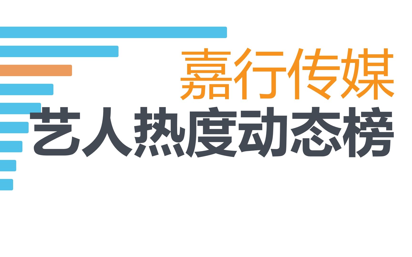 嘉行传媒旗下艺人11月热度动态榜,你支持谁?哔哩哔哩bilibili