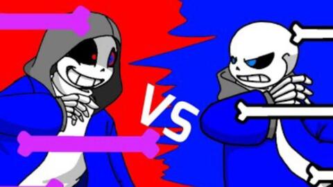 dust sans vs dust dust sans fight! (Animation)_哔哩哔哩_bilibili