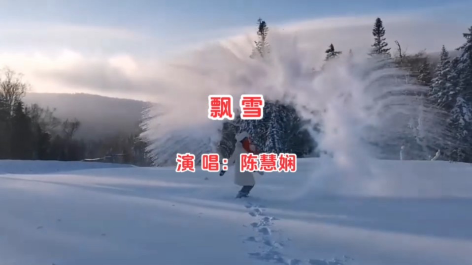 陈慧娴《飘雪》飘雪漫天舞,爱意暖心间,冬日恋歌,等你归来!哔哩哔哩bilibili