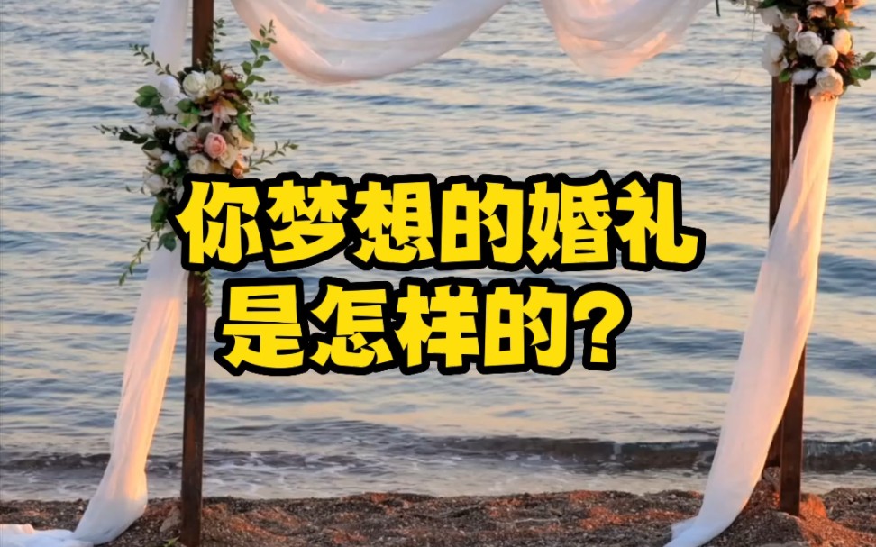 你梦想中的婚礼是怎样的?哔哩哔哩bilibili