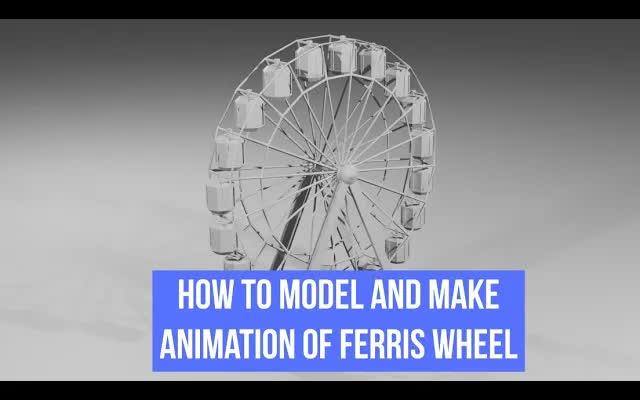 [图]iBlender中文版插件Wheel Generator 教程在 Blender 中创建 3D 摩天轮：分步 Blender