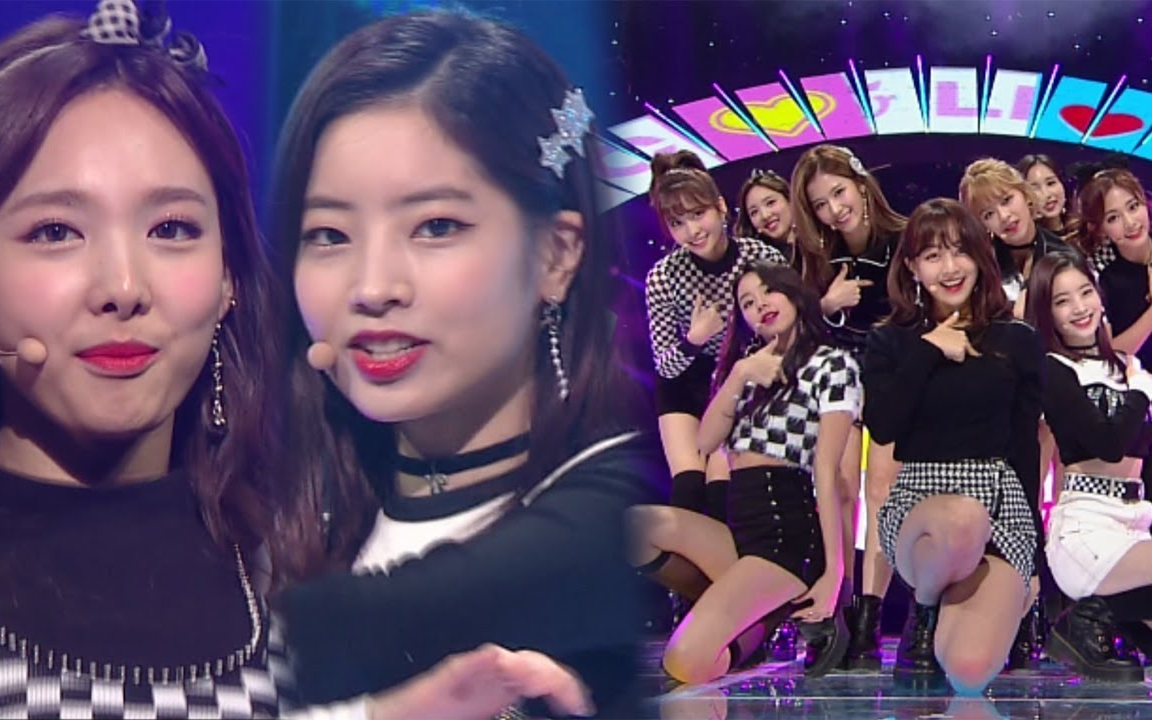 twice - likey 一位 舞台 人气歌谣 171112