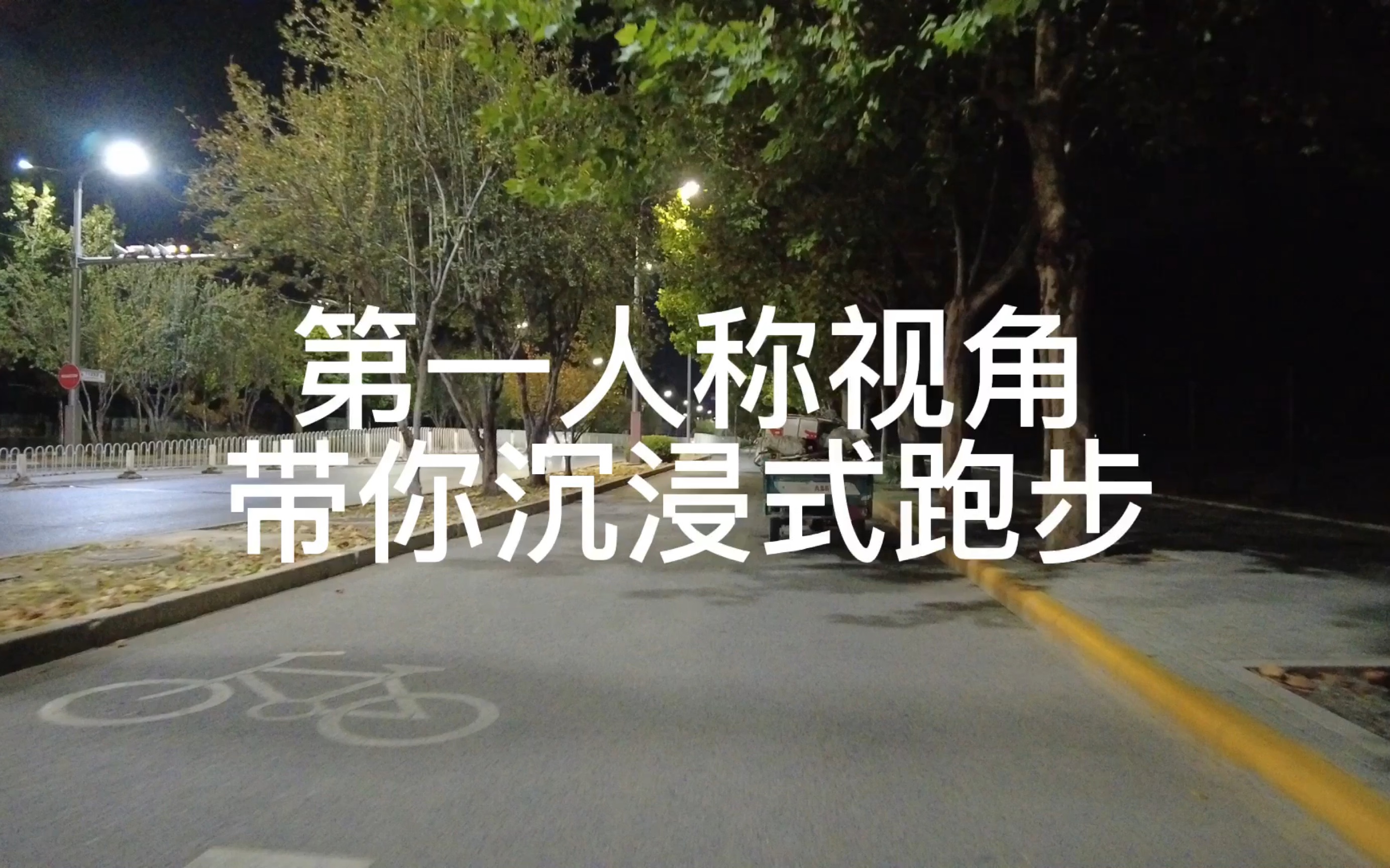 [图]第一视角沉浸夜跑