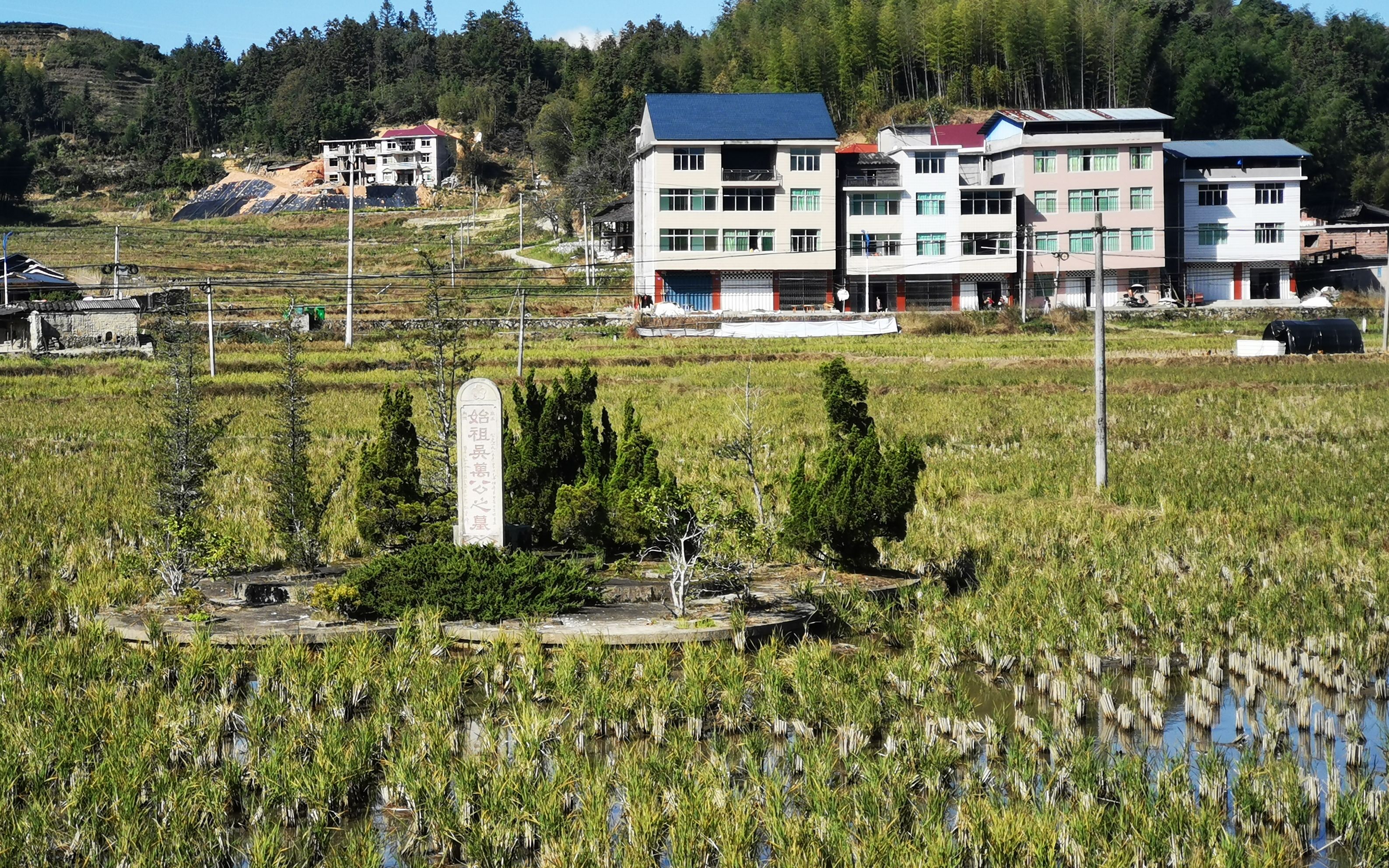 [图]福建山区发现神秘鸭墓村，竟为一只鸭子修建坟墓？埋在稻田中间500年，被当地村民重点保护