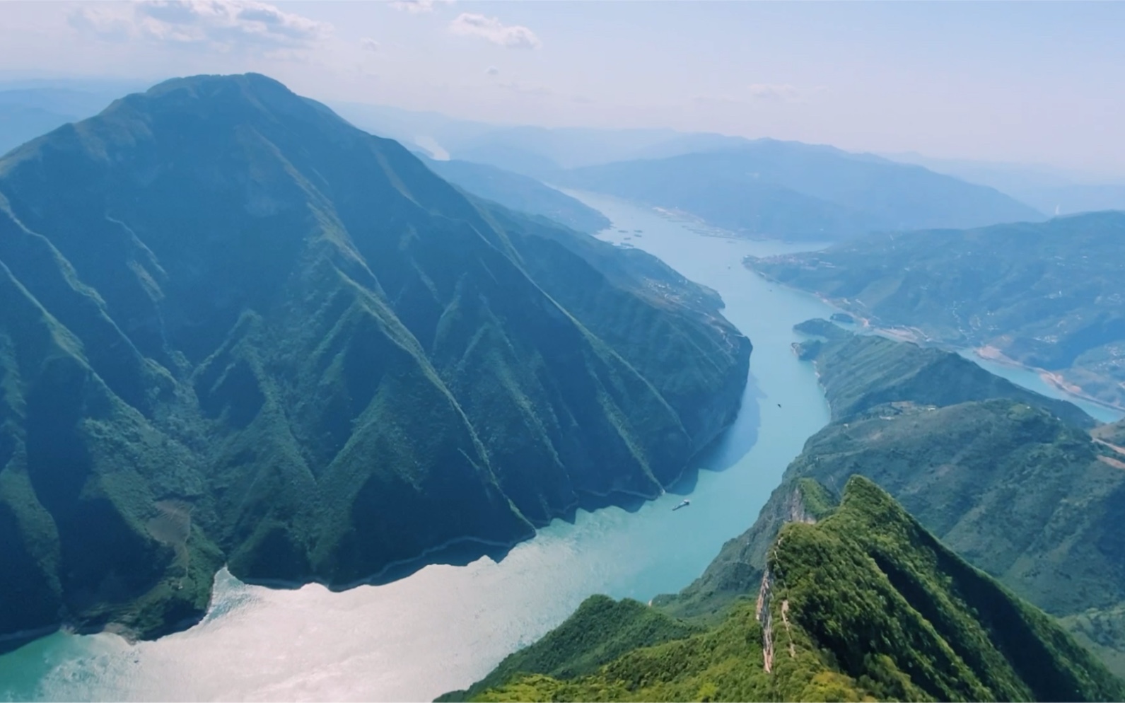 [图]【三峡之巅】朝辞白帝彩云间，来看看祖国大好河山