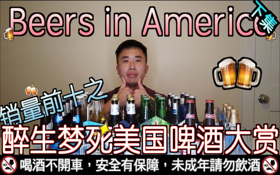 美国销量前十啤酒Top 10 Beers in America美国啤酒大赏AdamDD醉生梦死系列(下集)哔哩哔哩bilibili