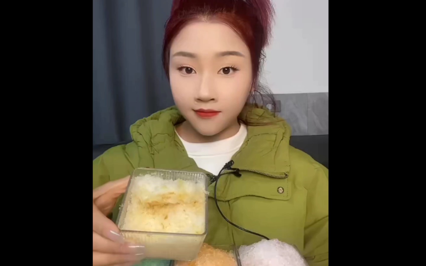 更新一波巧儿的视频~很具特色的一个吃冰主播