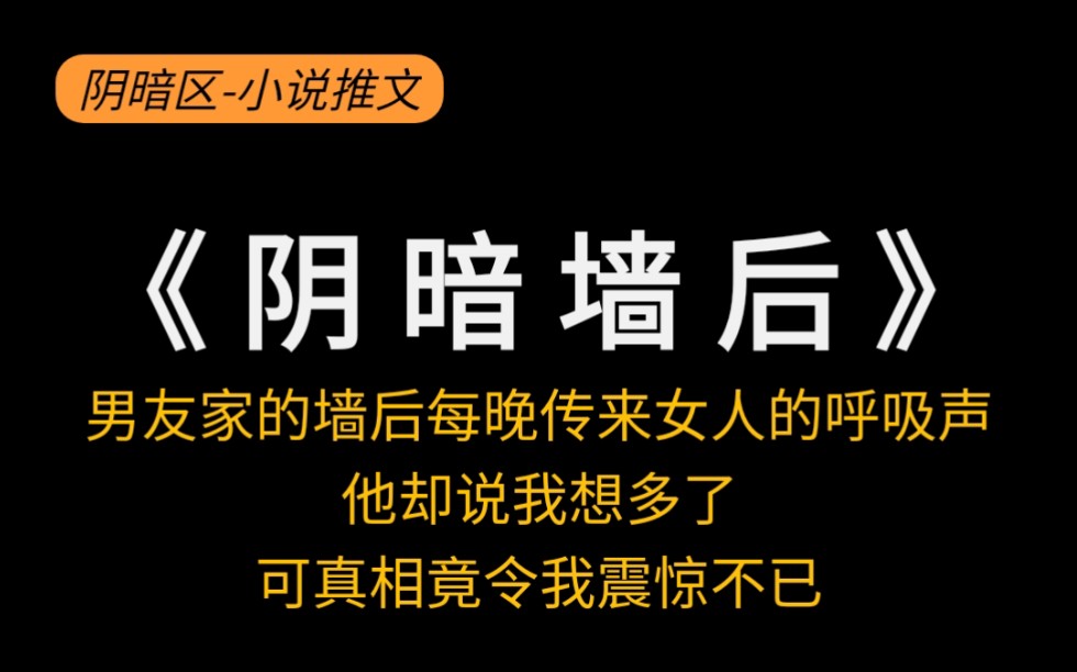 《阴暗墙后》男友家的墙背后每晚都传来女人的呼吸声,得知真相后我崩溃了哔哩哔哩bilibili