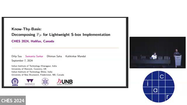 [CHES 2024]  session on Symmetric II哔哩哔哩bilibili