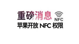 下载视频: 重磅消息：iPhone开放NFC读写权限，终于可以刷门禁卡了 #iPhone #NFC #重磅消息 #门禁卡 #玩机技巧