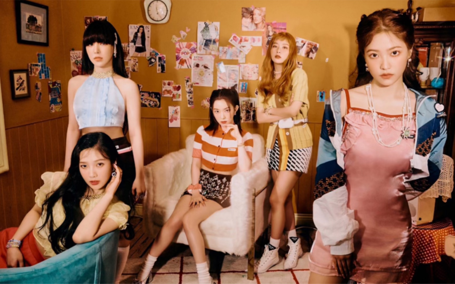 【red velvet】自认为是全网最快reaction 服兵役女团强烈回归