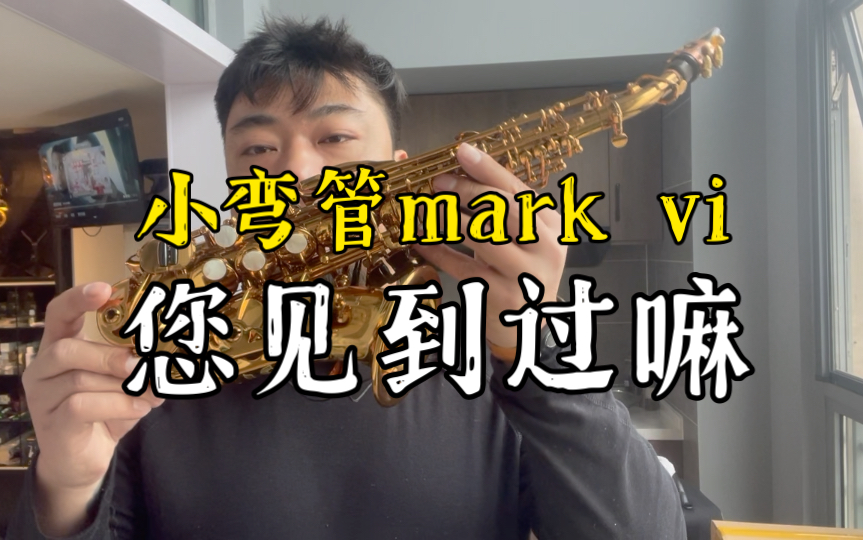 给北京魏淼老师的第一只自家mp mark vi小弯管萨克斯哔哩哔哩bilibili