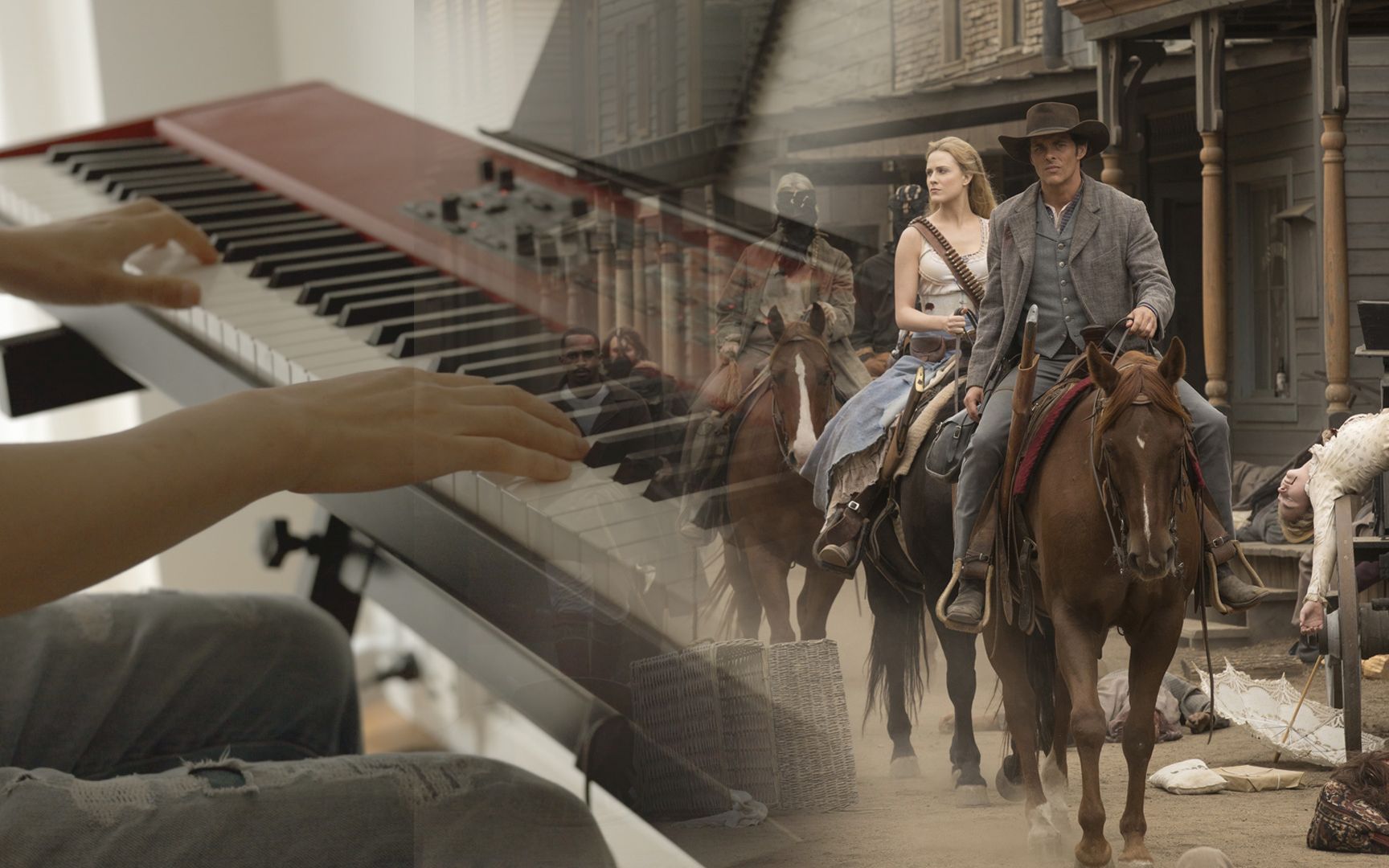 钢琴演奏西部世界甜水镇_哔哩哔哩_bilibili