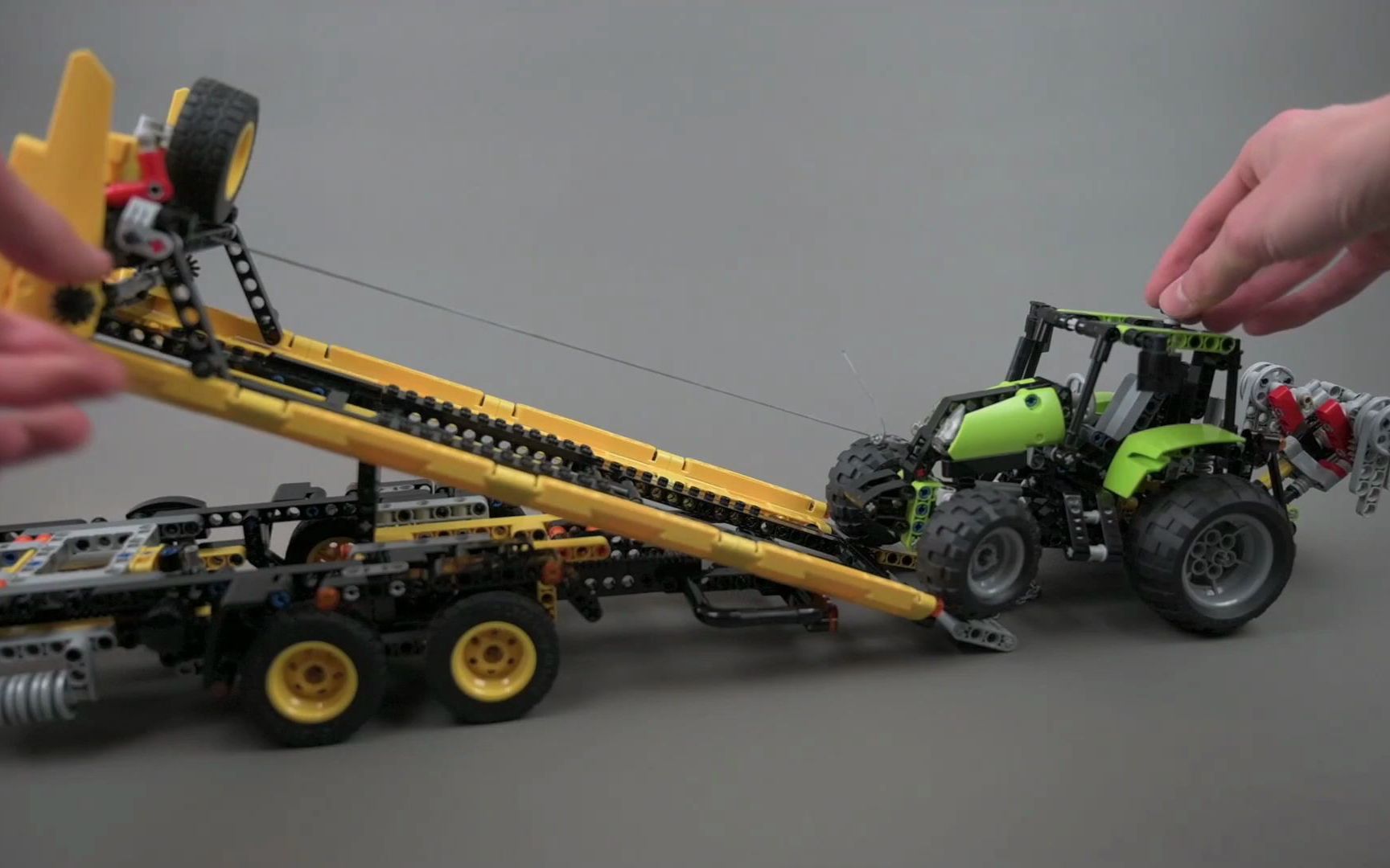 42108c模式平板拖车lego乐高technic科技机械moc