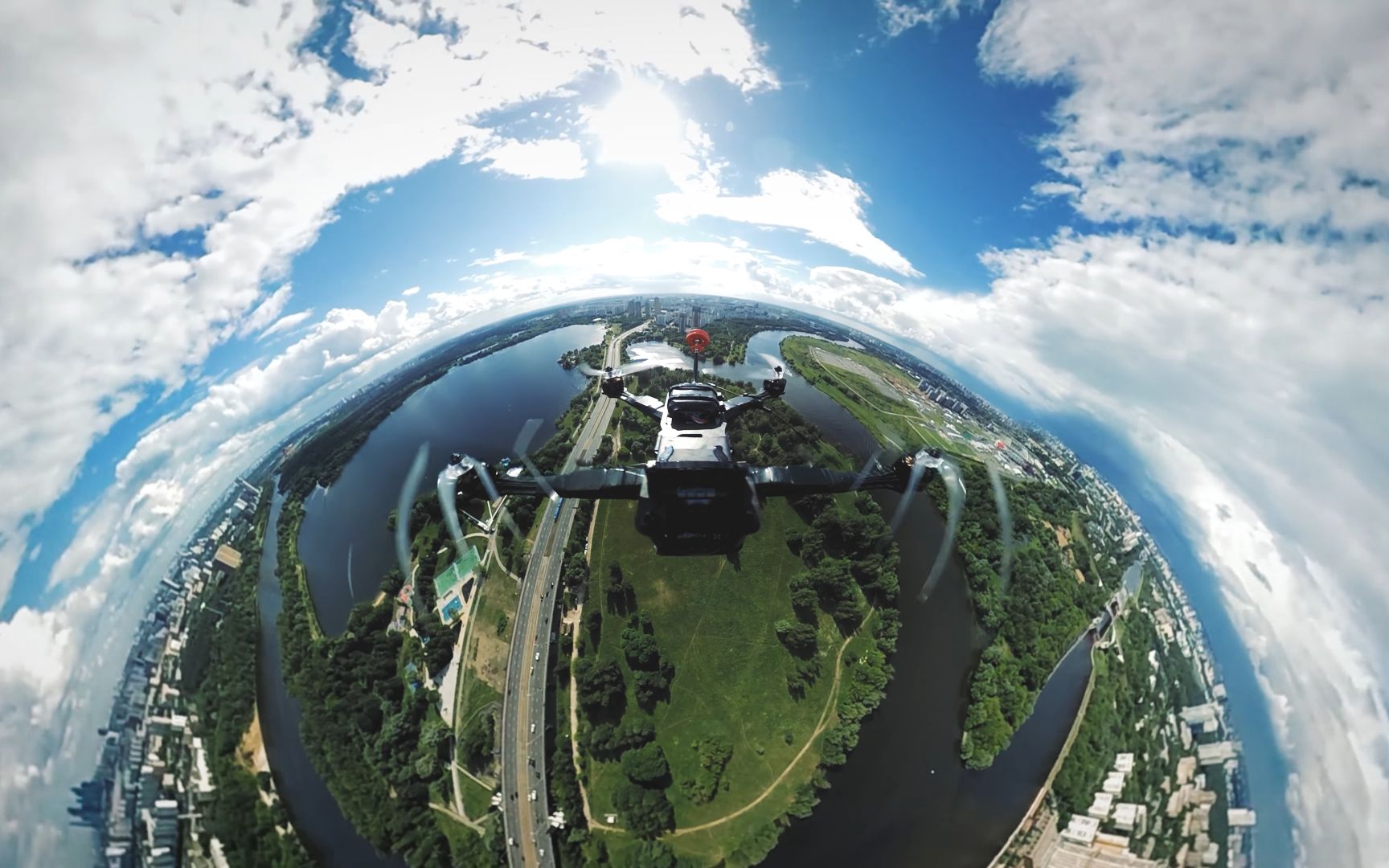 fpv穿越机--3600m高空 360°摄像头,这组合也太炫了吧!