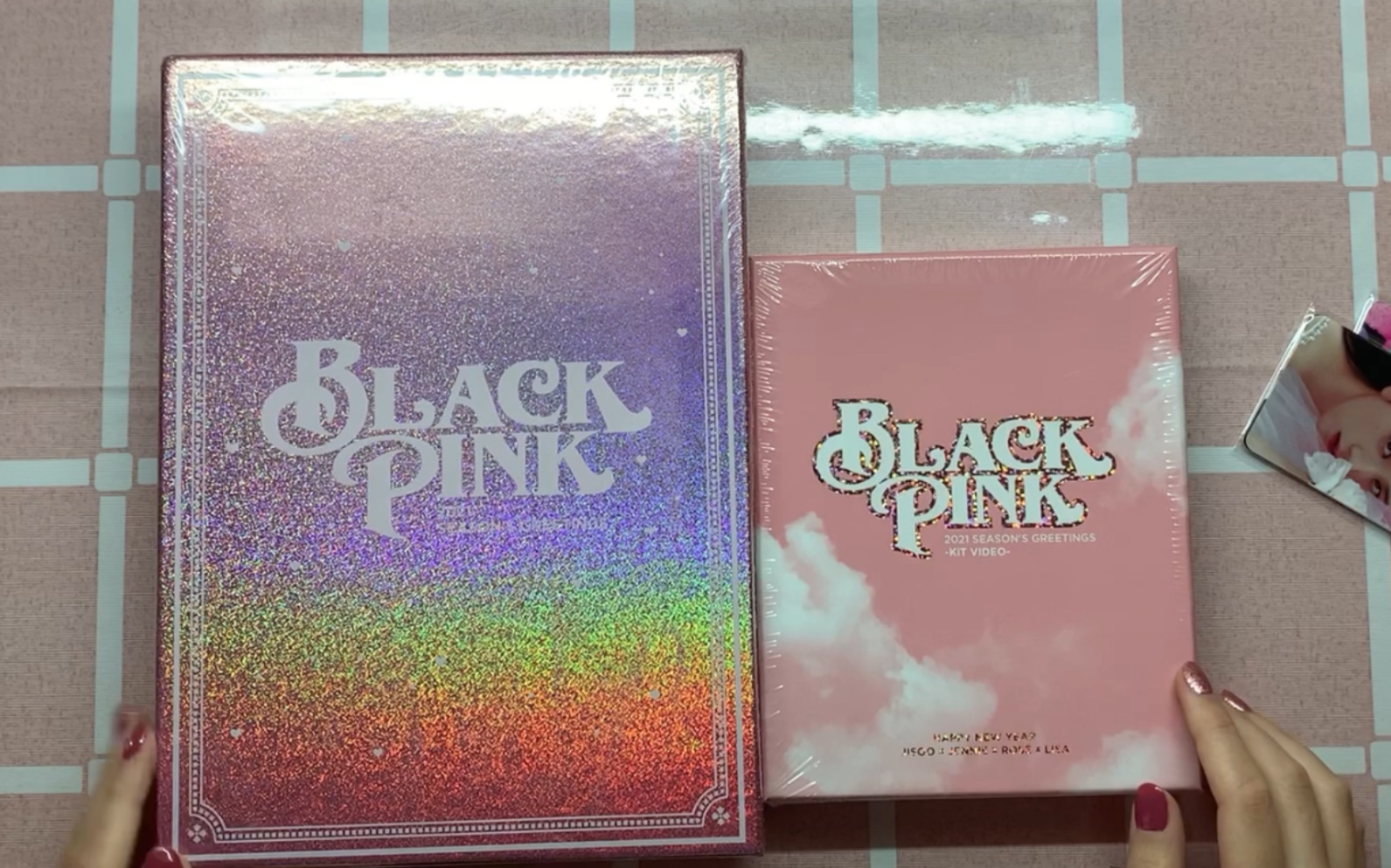 【blackpink】2021台历收藏盒dvd kit版开箱