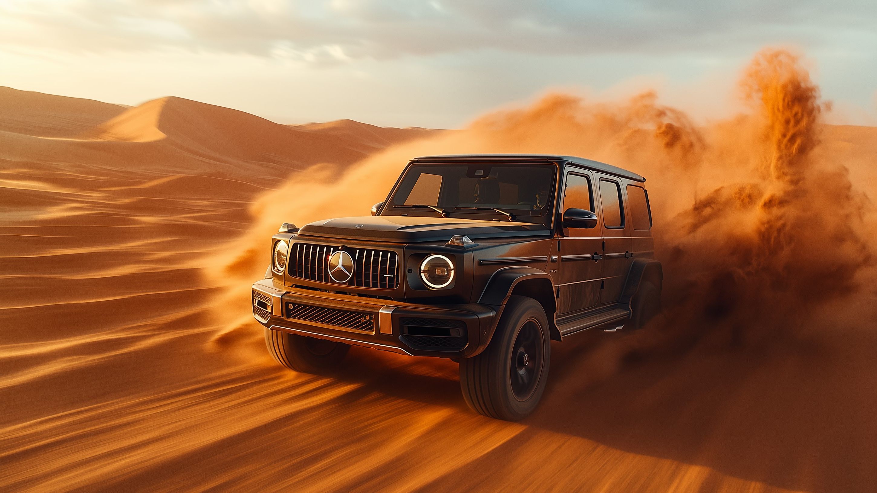 runway gen3效果太惊艳,我试着给奔驰g63做了一条广告