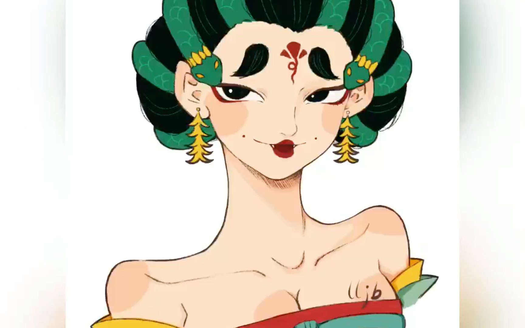 procreate画个柳娘_哔哩哔哩_bilibili