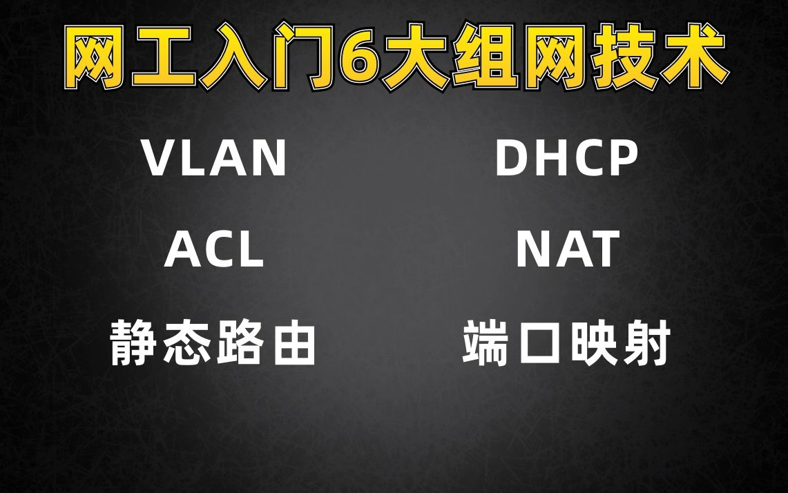 网络工程师入门必学6个华为认证组网技术,可快速入门网络工程师!哔哩哔哩bilibili