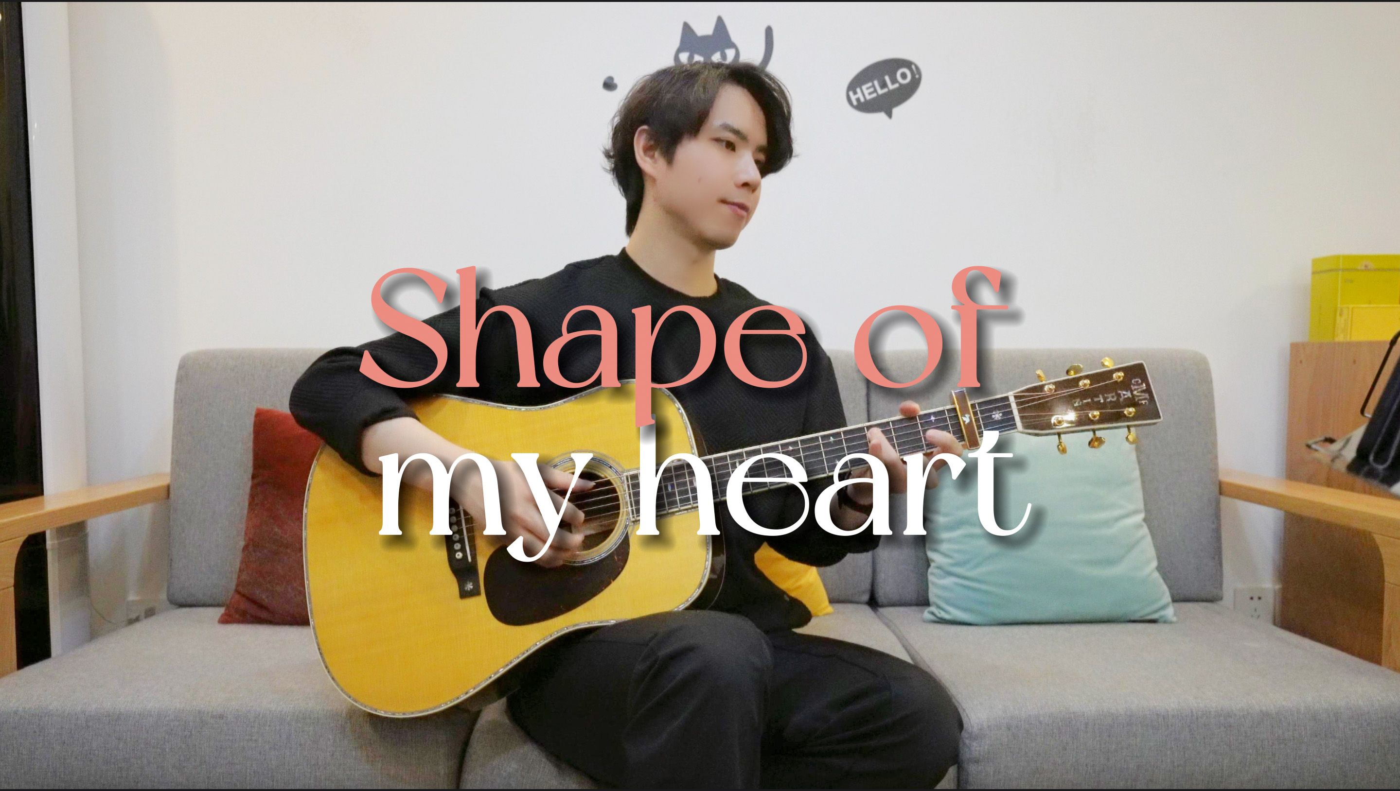 [图]「吉他指弹」这个杀手不太冷《Shape of my heart》，前奏一出回忆就止不住的浮现在眼前！