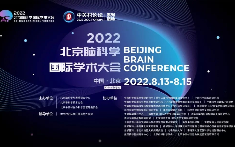 2022北京脑科学国际学术大会哔哩哔哩bilibili