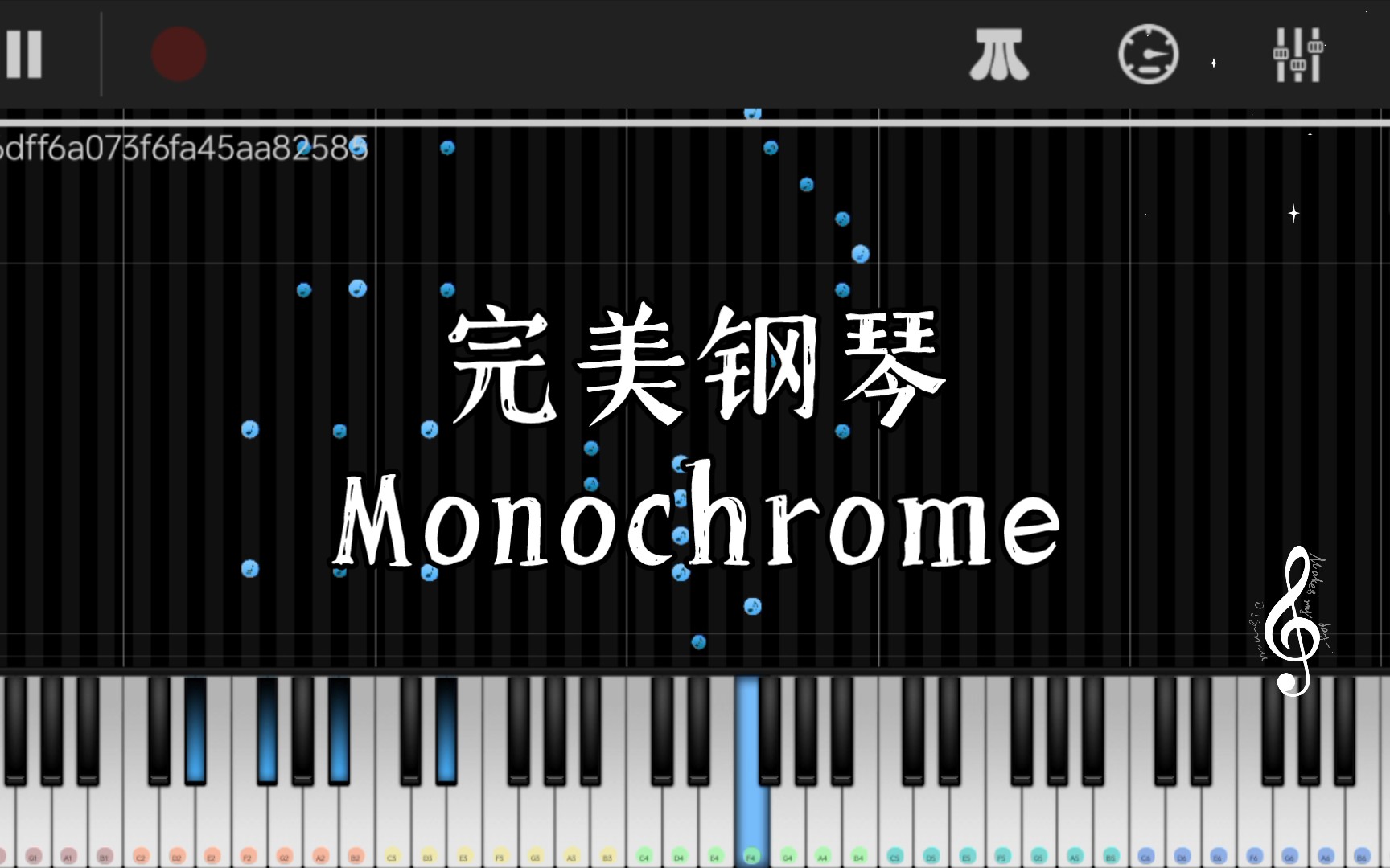 完美钢琴monochrome