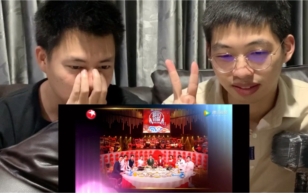 [图]直男视角肖战《我们的歌：贺岁金曲歌会（下）》reaction