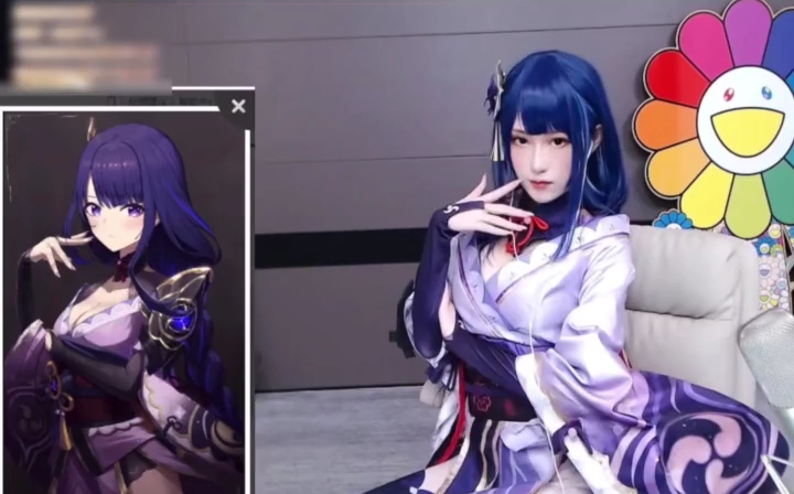 腐团儿cos雷电将军