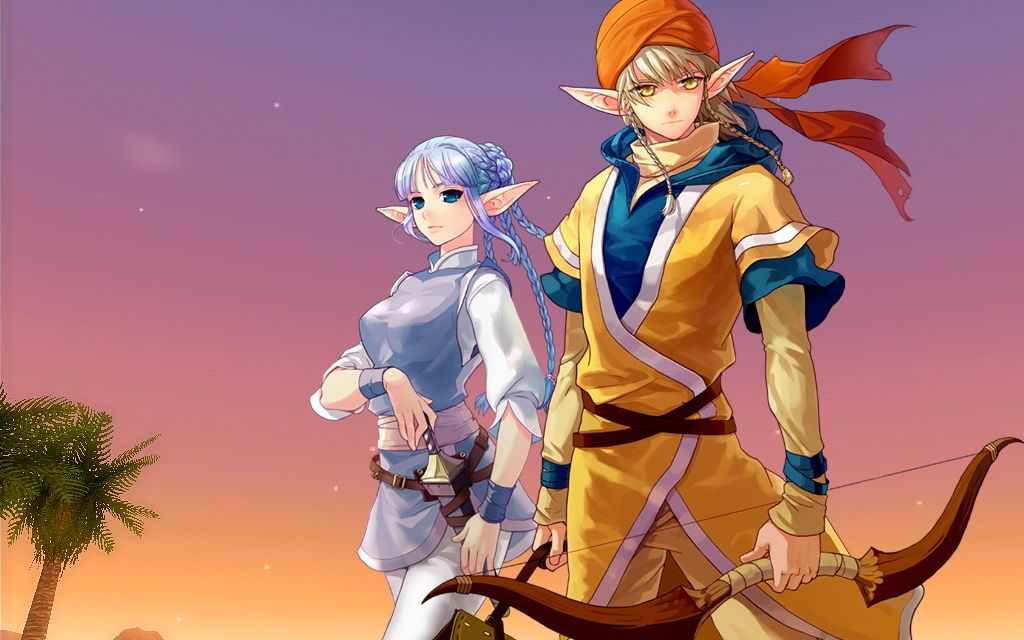 洛奇mabinogi沙漠精灵出场_c2g5s1(精灵超萌就是前期有点弱)