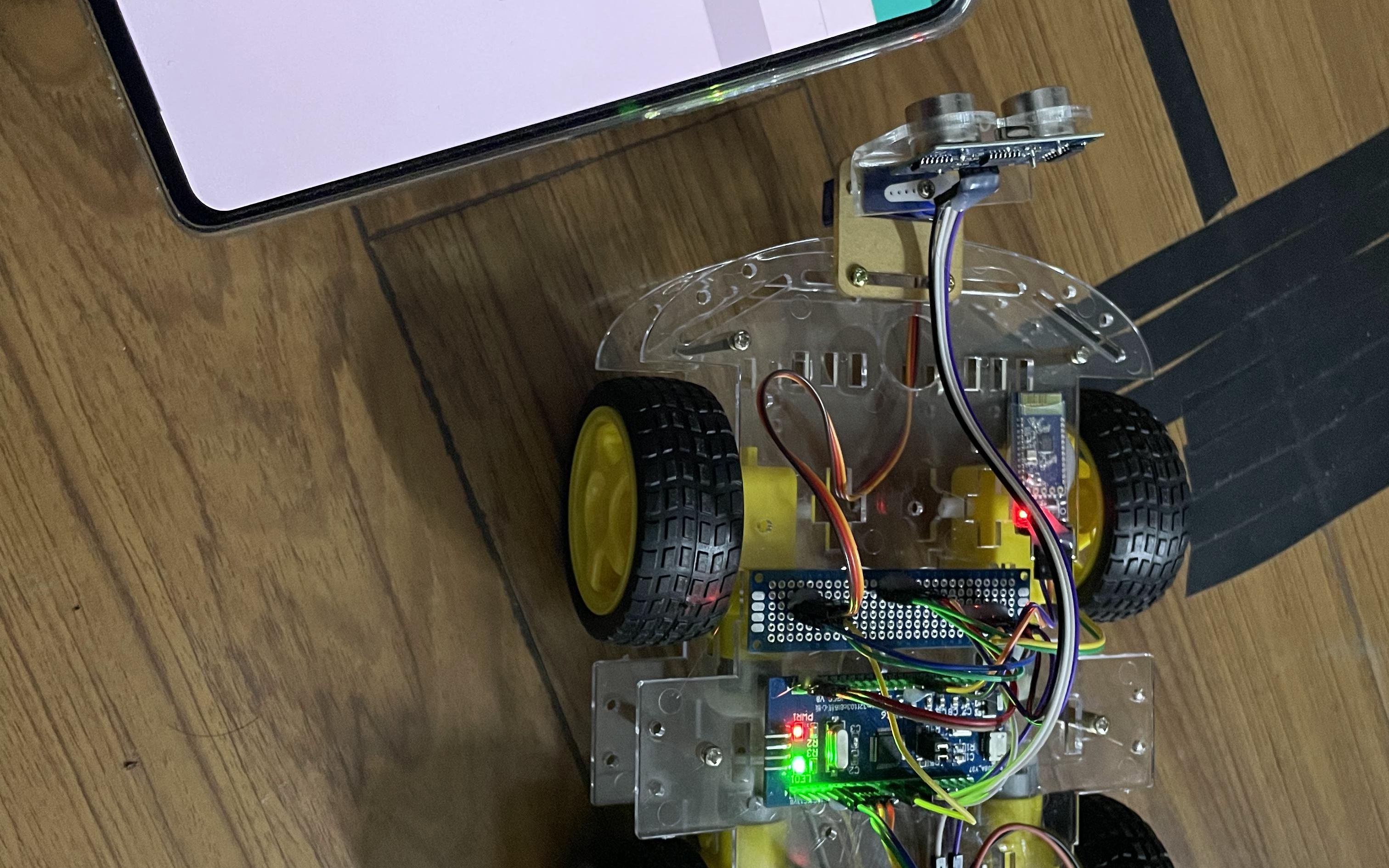 基于stm32毕业设计-超声波蓝牙避障小车