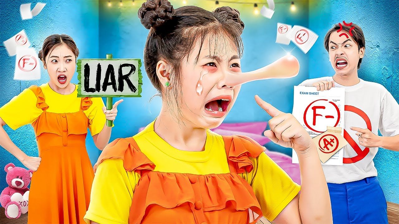 小女孩爱撒谎变成长鼻子怪物,妈妈是否会原谅她的谎言呢?