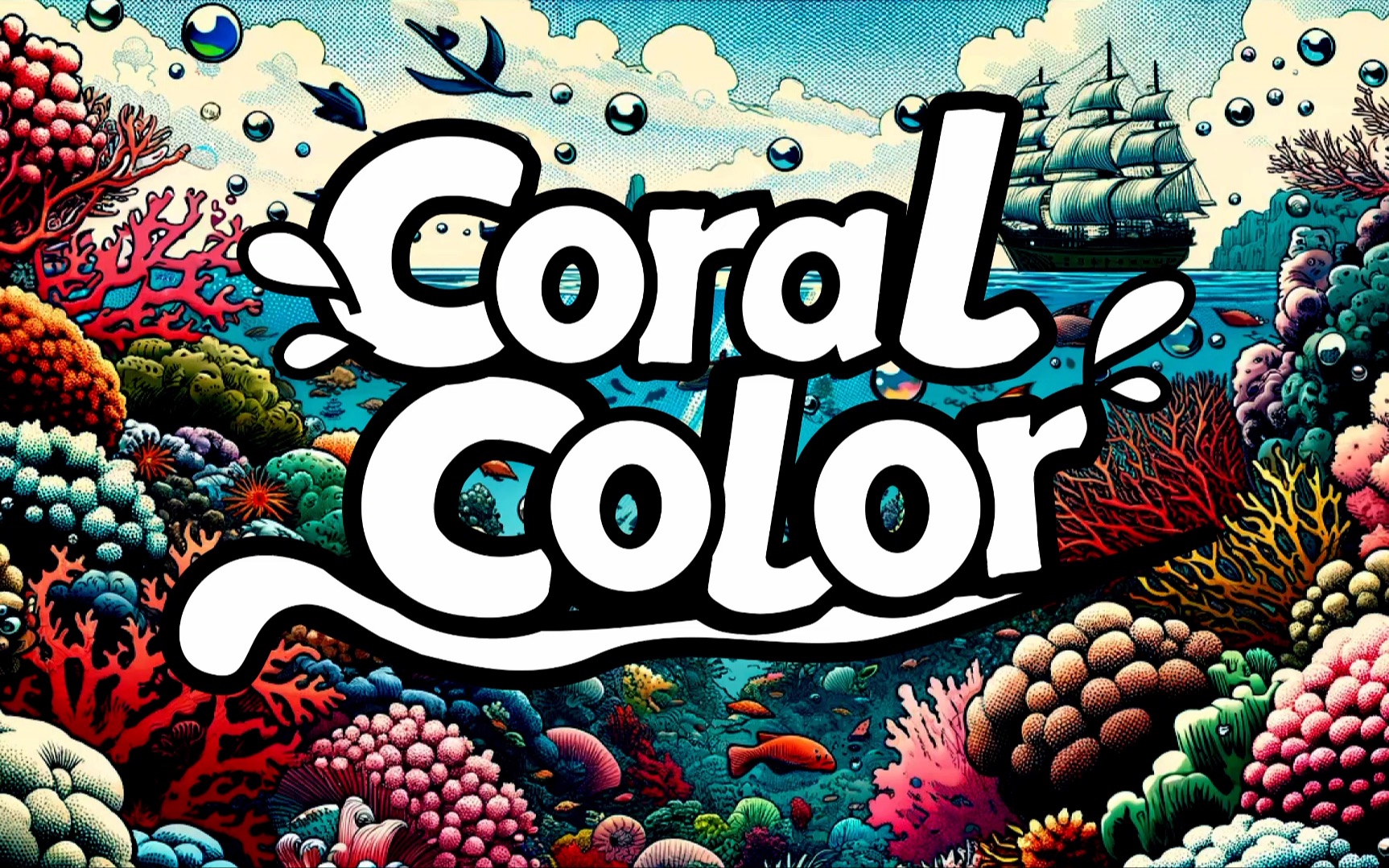 儿童英文睡前故事2: 《coral color》