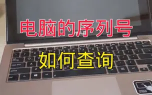 Download Video: 电脑查看序列号