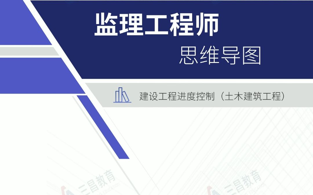 2023年監理工程師《土木建築工程》思維導圖