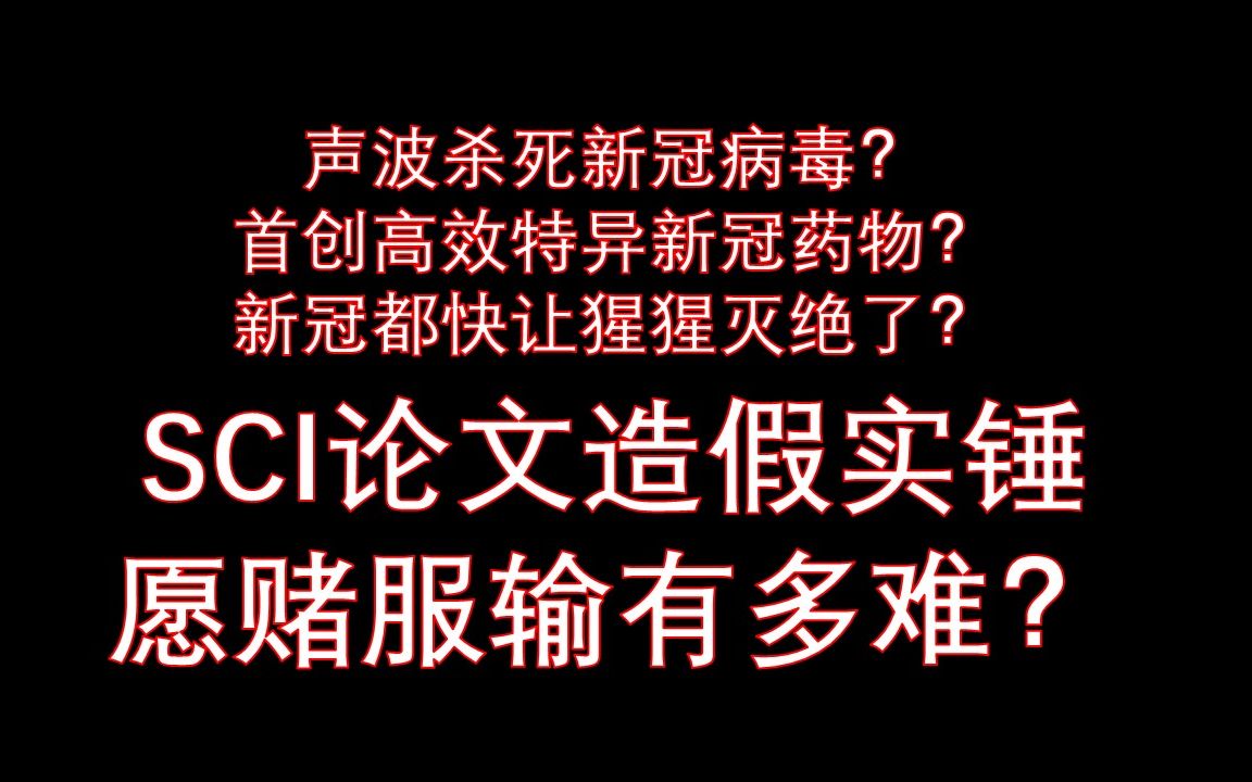 “经核查属图片误用,不影响最终实验结果,请放心食用”||香港中文大学sun xiao 胡嘉麒||上海交通大学王臻,崔文国哔哩哔哩bilibili