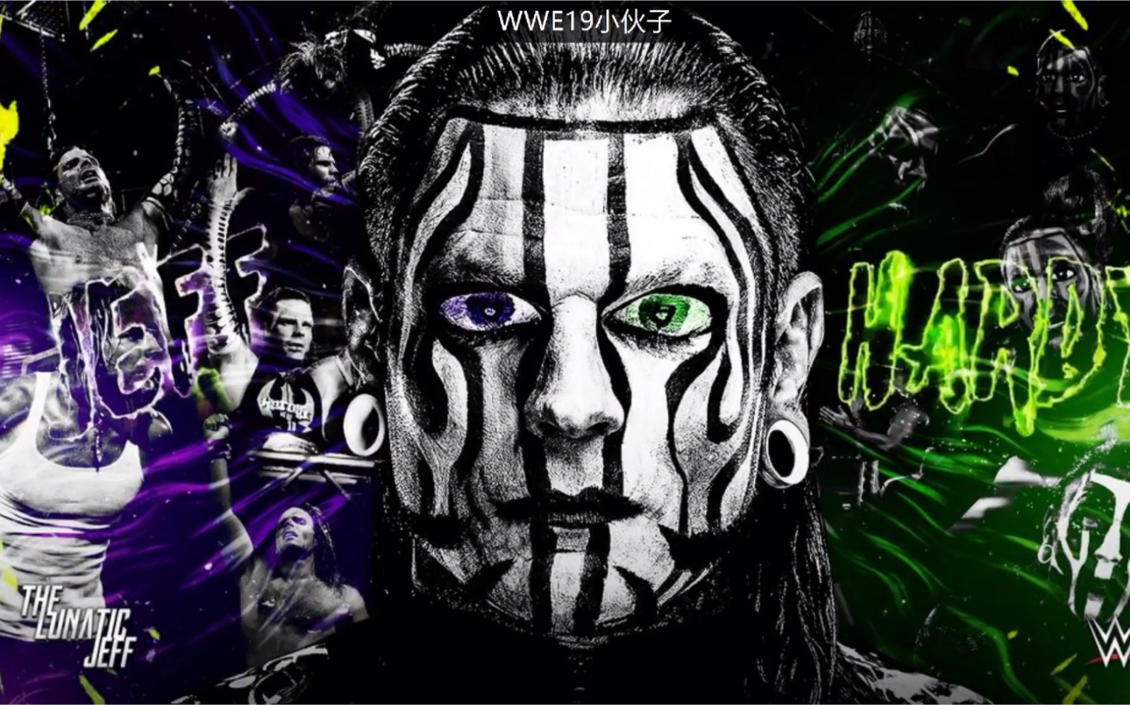 wwe2k19 【鬼面战士·杰夫·哈迪(jeff hardy)特别烟花版出场】(后面