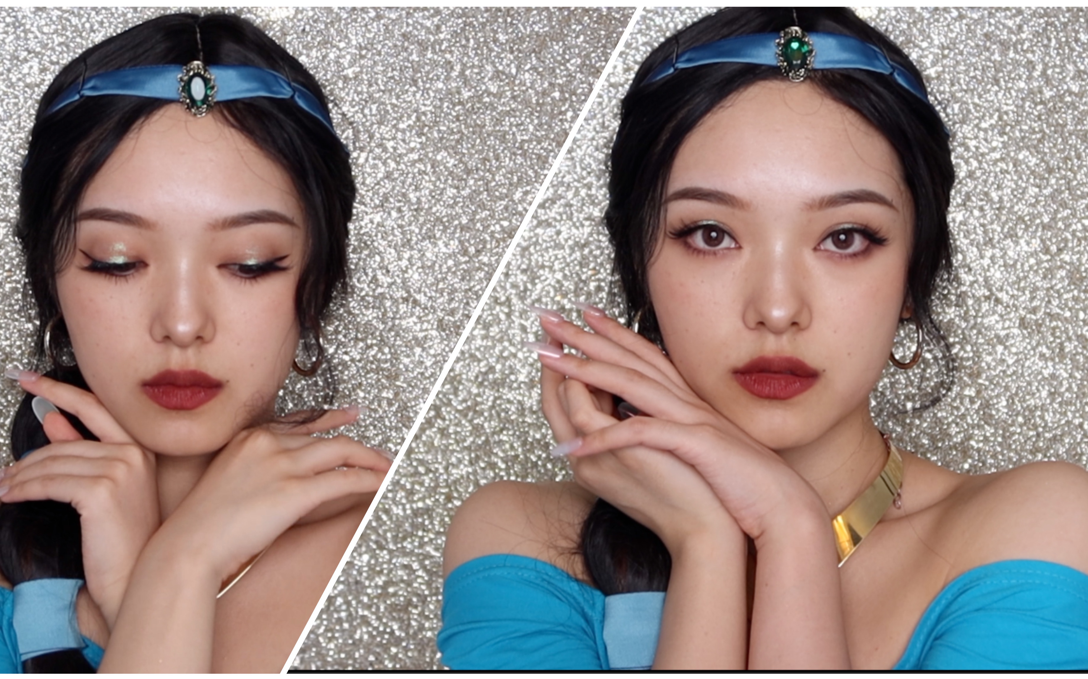 jasmine茉莉公主妆仿