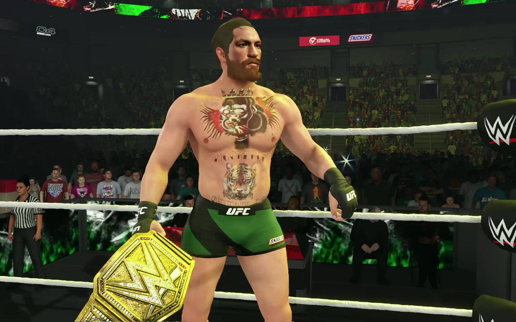 wwe2k23康纳麦格雷戈vs罗曼雷恩斯