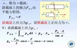 Download Video: 工程力学-25-2轴向拉压杆斜截面上应力