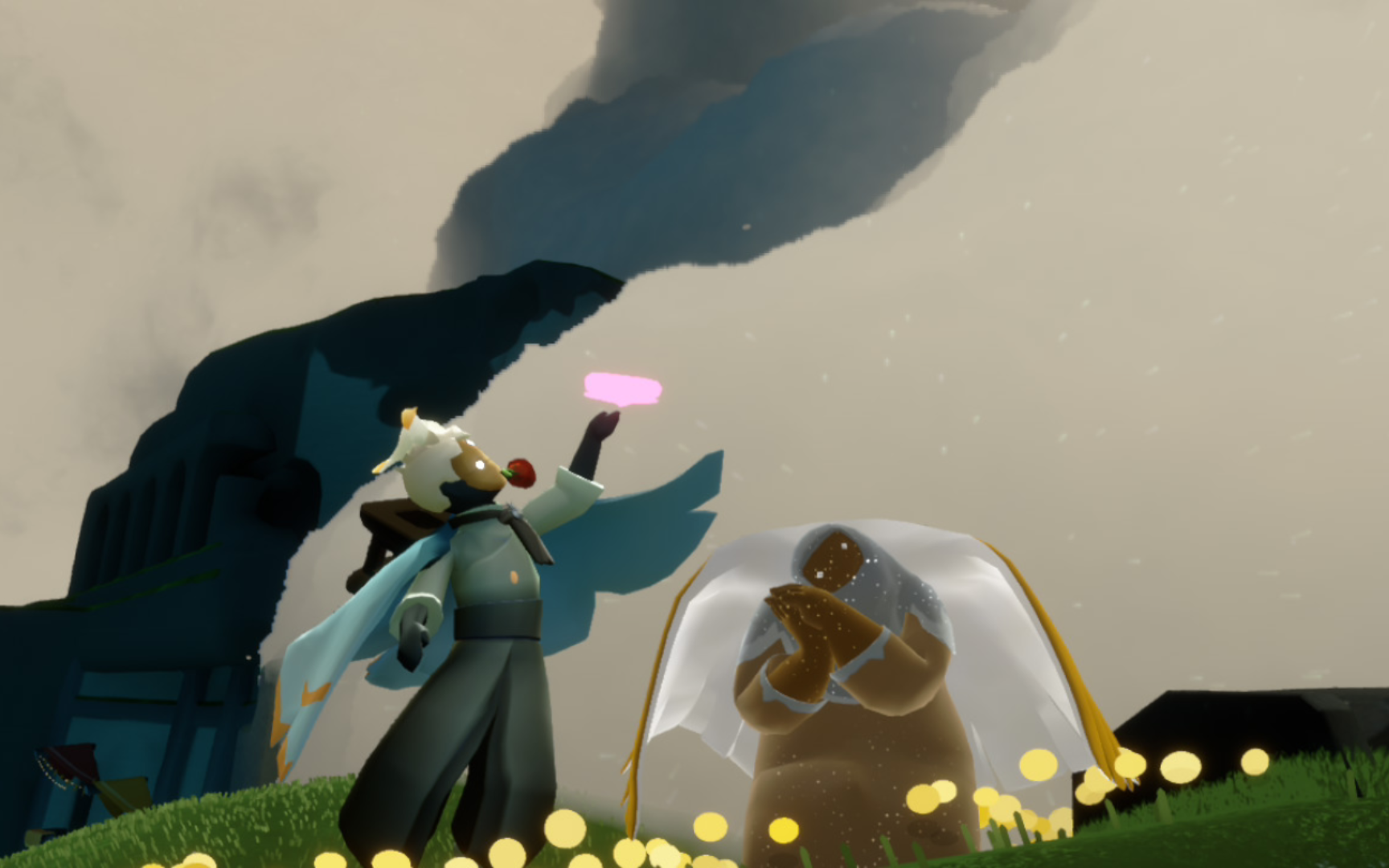 【光遇】云巢彩蛋:做出和先祖相同的动作会发生什么?