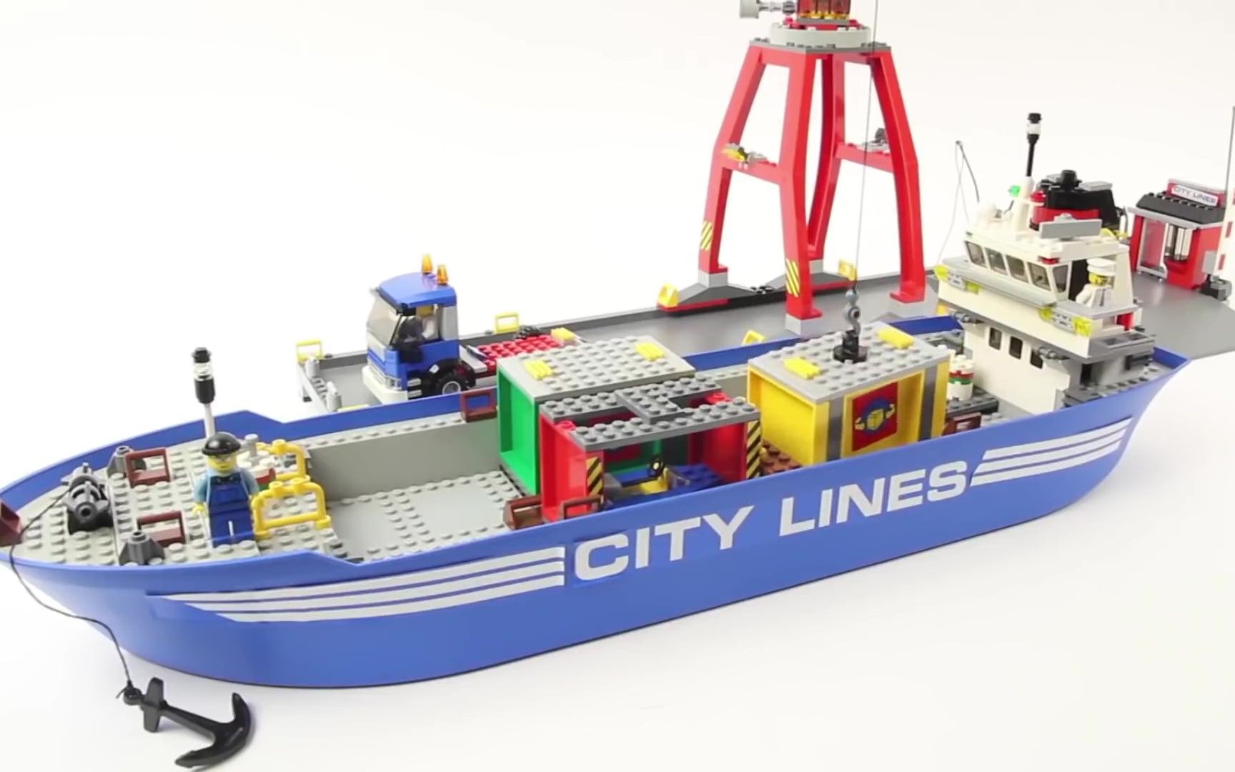 [brick builder] 乐高速拼 7994 乐高城市码头 [city]